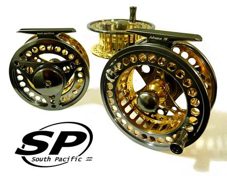 South Pacific Advance Large Arbor Fly Reels - 2 Sizes